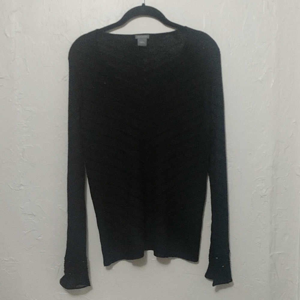 Ann Taylor black sweater sz Large